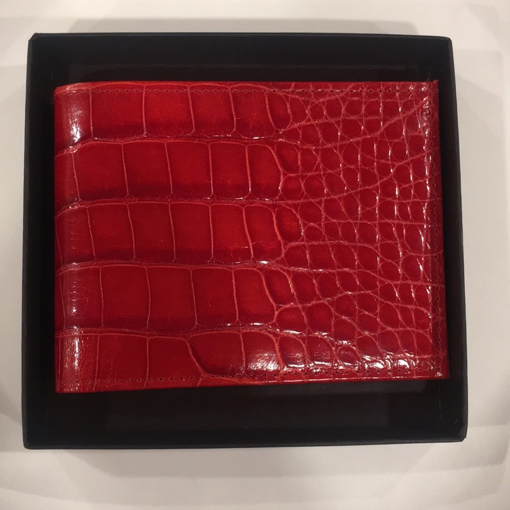 Neiman Marcus alligator wallet